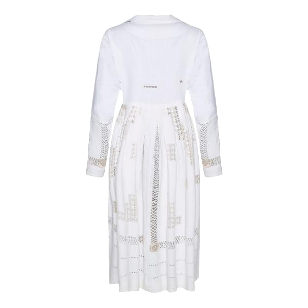 Coat made from Vintage Linens with Hand Embroidery