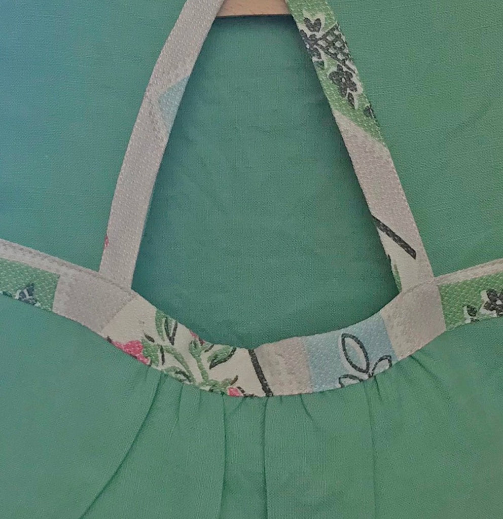 Canvass Green Linen Peg Bag