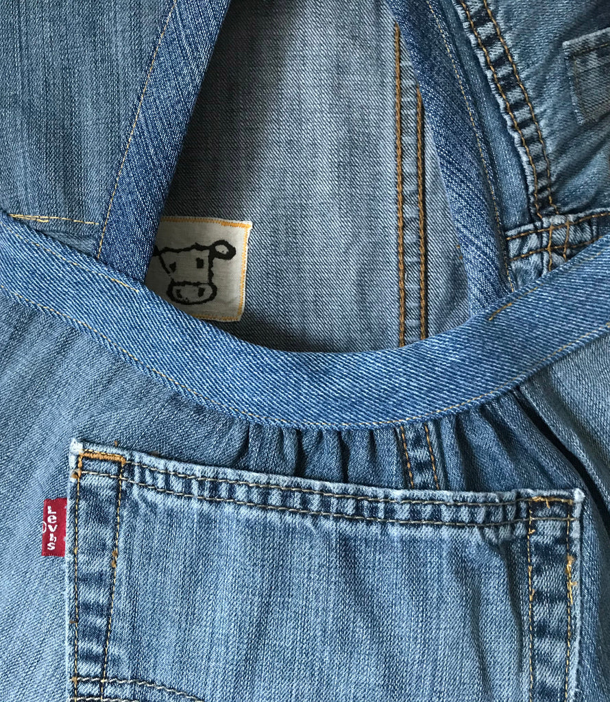 Peg Bags made from Re-Worked Levis Jeans