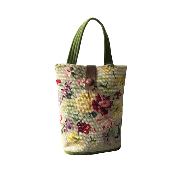 Bag made from a Handmade Wool Tapestry