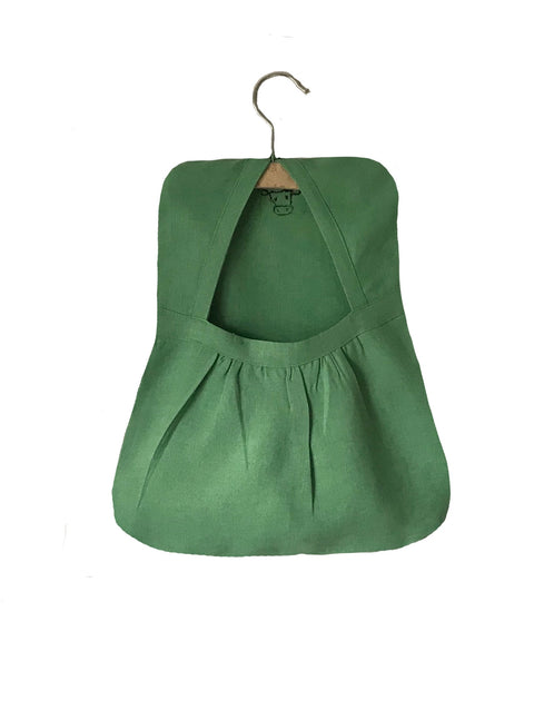 Canvass Green Linen Peg Bag