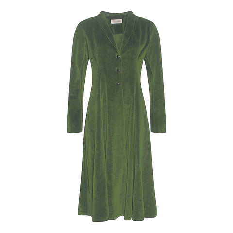 Green Velvet Coat