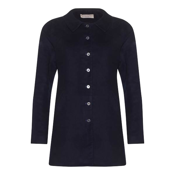 Cotton Moleskin Bell Coat Brown Cow Company