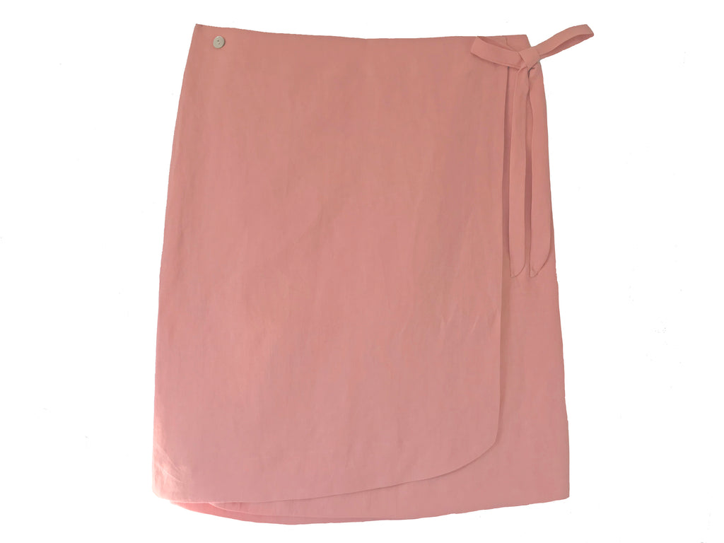 Linen Wrap Over Skirt